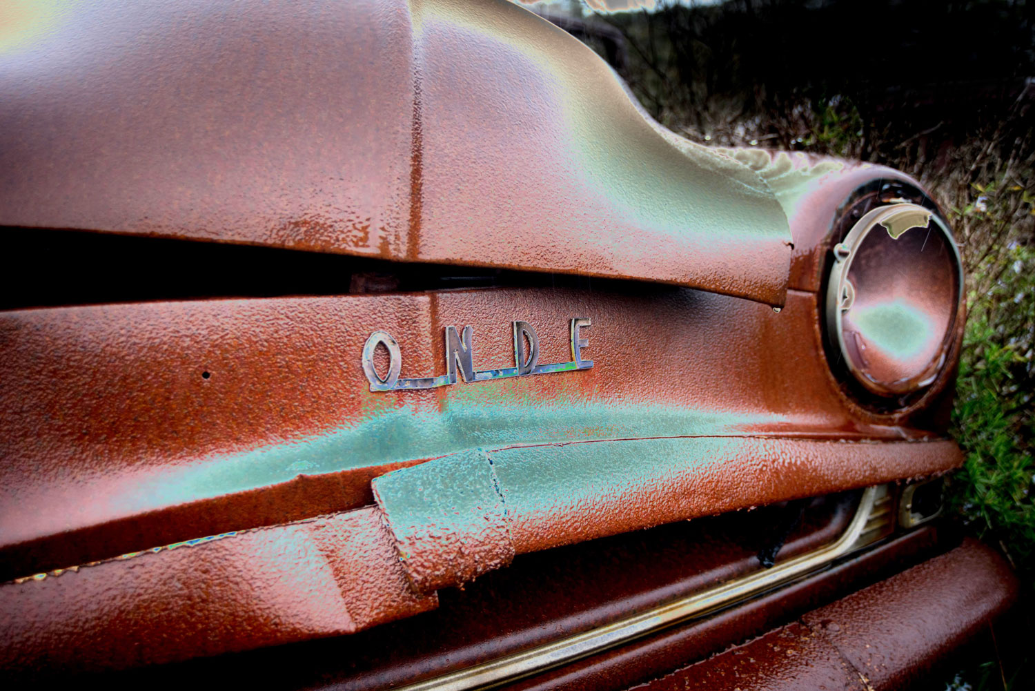 Collection pop Urbex carrosserie rouillée