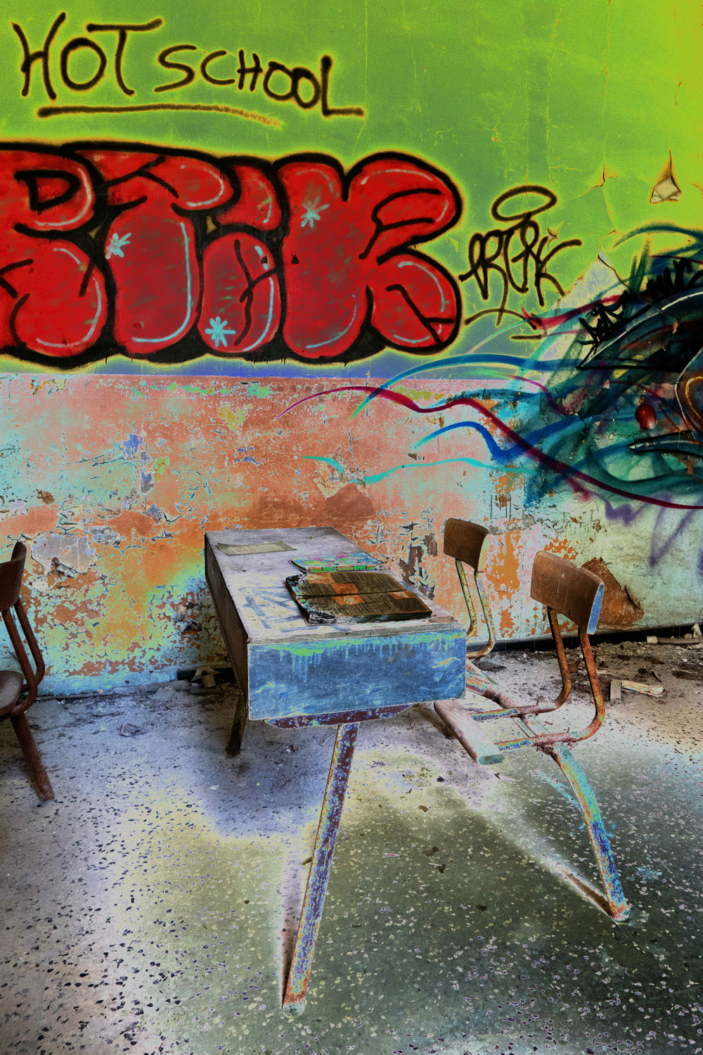 Collection pop Urbex hot school