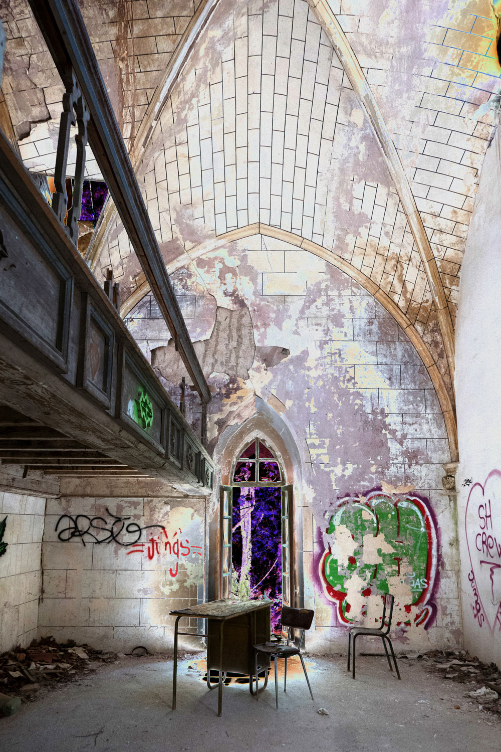 Collection pop Urbex la chapelle